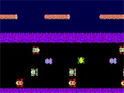Frogger 1981 classic arcade game screenshot, playing free online on PlayArcadeHub