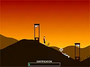 Screenshot from Boys vs Girls online game showing the two contrasting battlefield environments, 'underworld' and 'pony land'