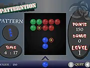 The game screen of Mary Poopins Bubble Shooter, showing a cannon shooting a colored bubble towards a cluster of matching balloons at the top of the screen
