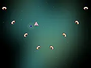 Play Tiny Galaxy Wars free online, space fighter shooter game, eliminate enemies and evade attacks