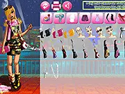 Autumn Styles Jill Dress Up free online game screen showing Jill in a trendy, layered fall outfit with a scarf and boots