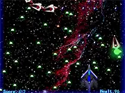 Space's Guardian free online shooter game, spaceship fighting alien invaders