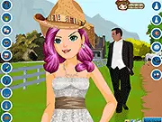 Old West Olivia Dressup Free online game, a cowgirl wearing a Western-style hat and boots, PlayArcadeHub