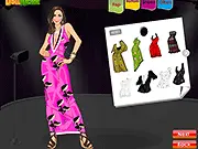 Model Photo Shoot Dress Up free online game screen showing a model in a stylish outfit, ready for a fashion photo shoot