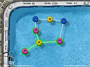 Tuboids free online match game, colorful linked tubes in a puzzle game, PlayArcadeHub