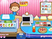 Yum Yum Pizzas free online cooking game, making and serving pizza to customers, play free time-management game