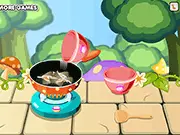 Play the Beef Mushroom Pie online cooking game free on PlayArcadeHub, preparing beef and mushroom filling for a pastry.