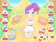 Picnic Girl Dressup free online fashion game for a summer outing