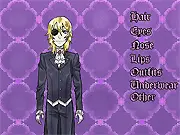 The Black Butler Dress Up free online anime game featuring Ciel and Sebastian outfits