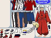 Dress Up Inuyasha free online game, anime fashion game, customize Inuyasha character