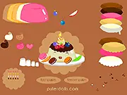 Play Silly Pudding Designer free online game; decorate pudding with funny face and accessories