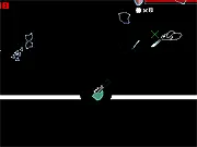 Gunner space arcade shooter gameplay, free online game where you shoot asteroids and alien spaceships on PlayArcadeHub