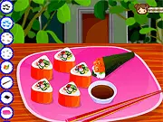 Supreme Sushi Platter Decoration game, play free online food styling and sushi design game on PlayArcadeHub