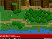 Agyta The New World free online RPG adventure game screenshot, character exploring a new world full of puzzles and monsters