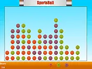 Sportsball free online click-and-collapse color puzzle game on PlayArcadeHub