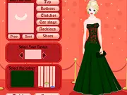 Hollywood Designer Free Online Game Screenshot - Designing a Red Carpet Dress