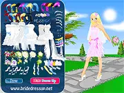 Anime Bride Dress Up game thumbnail, play free online fashion game on PlayArcadeHub, style anime wedding dress and accessories