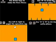 Multitasking free online game screenshot showing four separate mini-games running simultaneously, challenging the player's focus