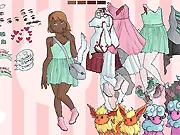Play Rei Parfait Dressup free online game, styling the character with unique and alternative fashion and accessories
