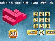 Play Count the Cubes free online puzzle game - geometric sense test for spatial reasoning