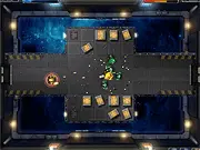 RoboKill Titan Prime free online game screenshot, top-down mech shooter RPG action, robot fighting alien invaders on a space station