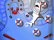Play Shark Pinball online game free - classic arcade pinball flipper game with shark theme