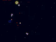 Play Space Beetle online free vertical shooter game - collect power ups and destroy alien enemies