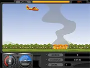 Canadair Water Bomber free online firefighting flight simulation game at PlayArcadeHub