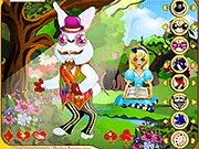 Rabbit in Wonderland free online dress up game, styling the White Rabbit with fantastical clothing and accessories