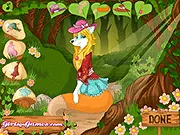 Scarlet the Fox Dress Up game featuring the fox character in various fashionable outfits, free online dress-up game for kids