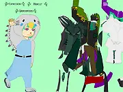 The character Eremes in a stylish, customized outfit from the free online fashion game Eremes Dress Up, looking very dashing.