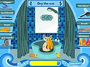 Cat Bathroom Free Online Game PlayArcadeHub pet grooming simulator