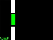 Adapt1 gameplay screenshot, free online puzzle game where you adapt a box to fit through walls on PlayArcadeHub