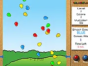 Balloonster 2: Color Match free online puzzle game, reaction game requiring players to hit balloons based on the required color to build combos