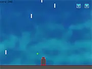 Sprite Heaven Online game screenshot, arcade game character dodging enemy sprites and collecting score orbs