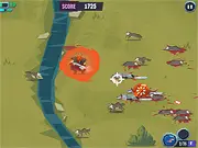 A Gun, In Time! game screenshot showing a Viking character wielding a modern gun, surrounded by medieval enemies, roguelite action shooter