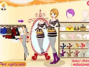 True Love Last Forever game screenshot showing a boy and a girl dressed up for a date, free online couple dress-up game