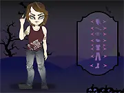 Hyde Dress Up game screenshot, styling a male character in K-town fashion, playing free online dress up game.