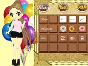 Lana Dress Up game screenshot, play free online fashion and style game on PlayArcadeHub, girl choosing clothes, accessories, and shoes