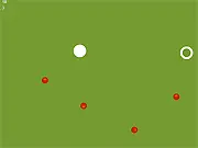 Flyer ME game screen showing a small aircraft controlled by the mouse cursor in a free online arcade game
