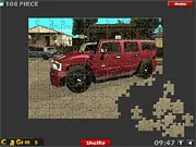 Hummer H2 Puzzle free online game, playing jigsaw and sliding modes on PlayArcadeHub