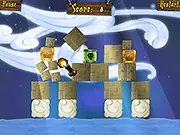 CCCPirates free online physics puzzle game cannon shooting treasure chest