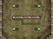 Undead Parade Zombie Online gameplay screenshot, leading a large horde of zombies through city streets