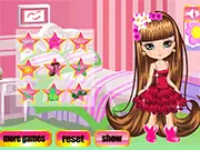 Little Princess Dress Up free online game styling a cute princess with royal gowns and accessories