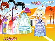 Princess Megan Dress Up free online game showing a princess character wearing a beautiful gown and a tiara, a popular royal fashion game