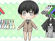 Dress Up Kaneki Ken free online anime and manga fashion customization game