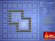 Bownse free online game – Guiding laser beams with geometric blocks