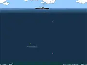 When Submarines Attack free online arcade game, dropping depth charges on enemy subs on PlayArcadeHub