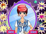 Free online Rocky Look dress up game, rock fashion styling game, play free fashion game on PlayArcadeHub