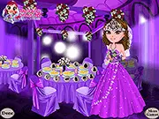 Purple Wedding Dress Up free online game styling a bride in violet gown